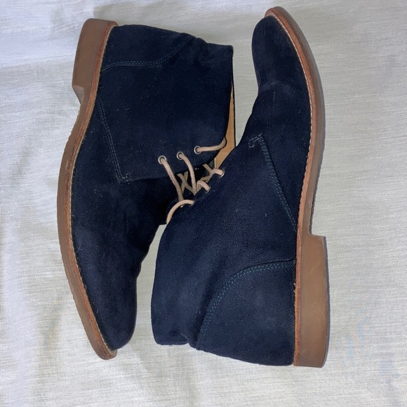 H&M men’s 10 1/2 - eur 44 Dark Blue Chukka Boots for Men - Picture 13 of 16